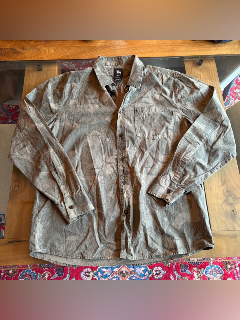 Stussy Long Sleeve Camo